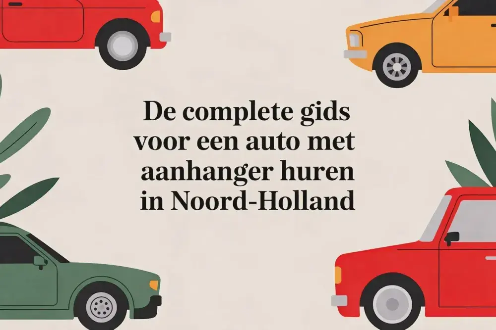 De complete gids voor een auto met aanhanger huren in Noord-Holland