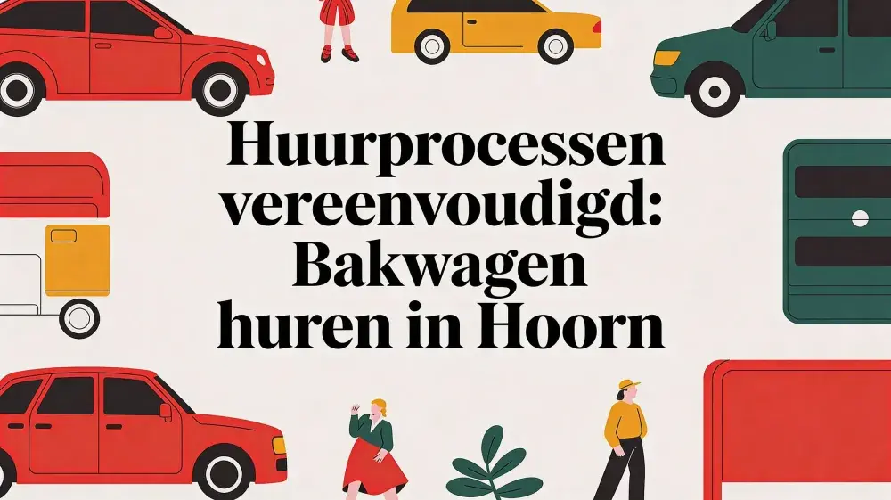 Huurprocessen vereenvoudigd: bakwagen huren in Hoorn