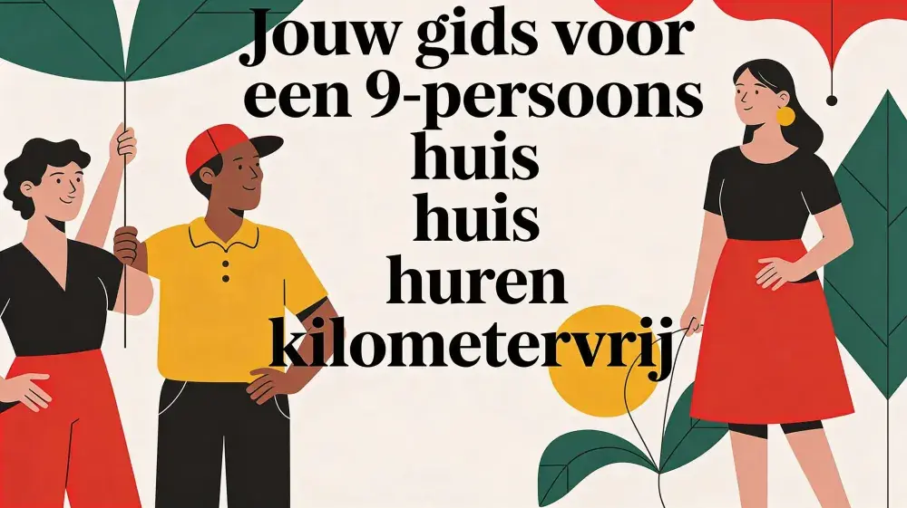Jouw gids voor een 9 persoons bus huren kilometervrij